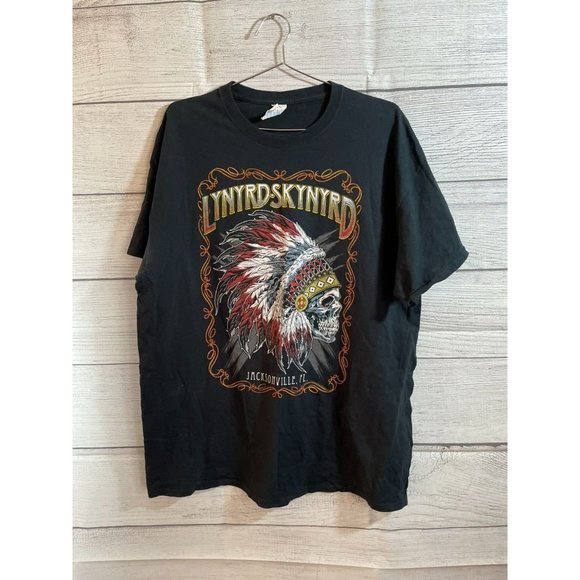 Lynyrd-Skynyard Other - Lynyrd-Skynyard - Men's Black Short Sleeve T-Shirt - Size XL